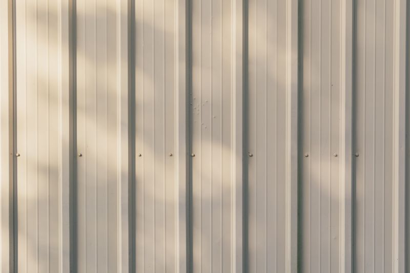 Flat Metal Siding Installation